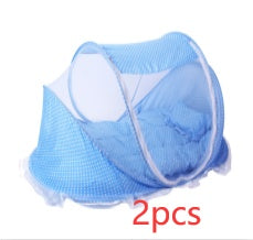 Safe Slumber Baby Bed Net Set — Foldable Mosquito Net with Mattress & Pillow