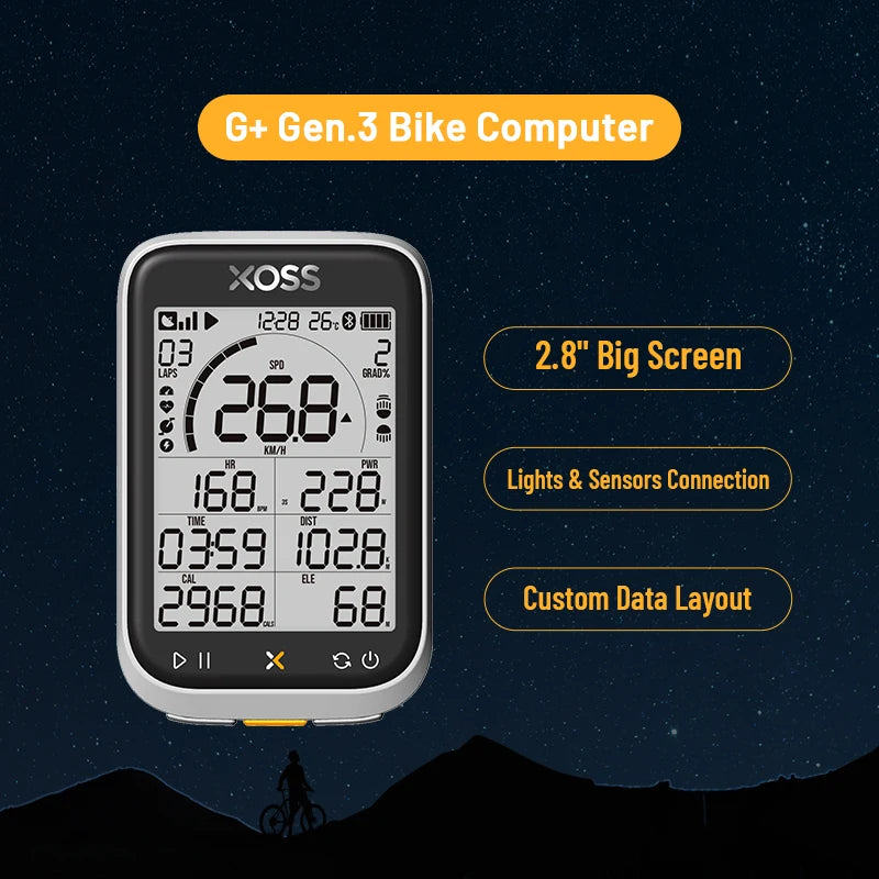 XOSS G2 Plus GPS Bike Computer