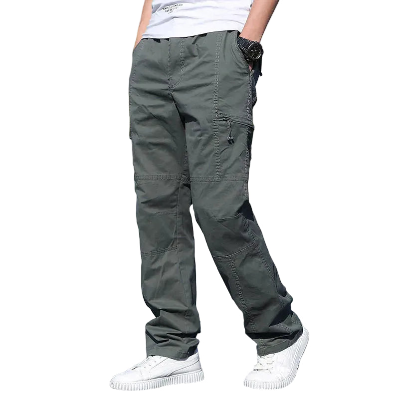 All-Season Men's Cargo Pants — Relaxed Fit, Extended Sizes