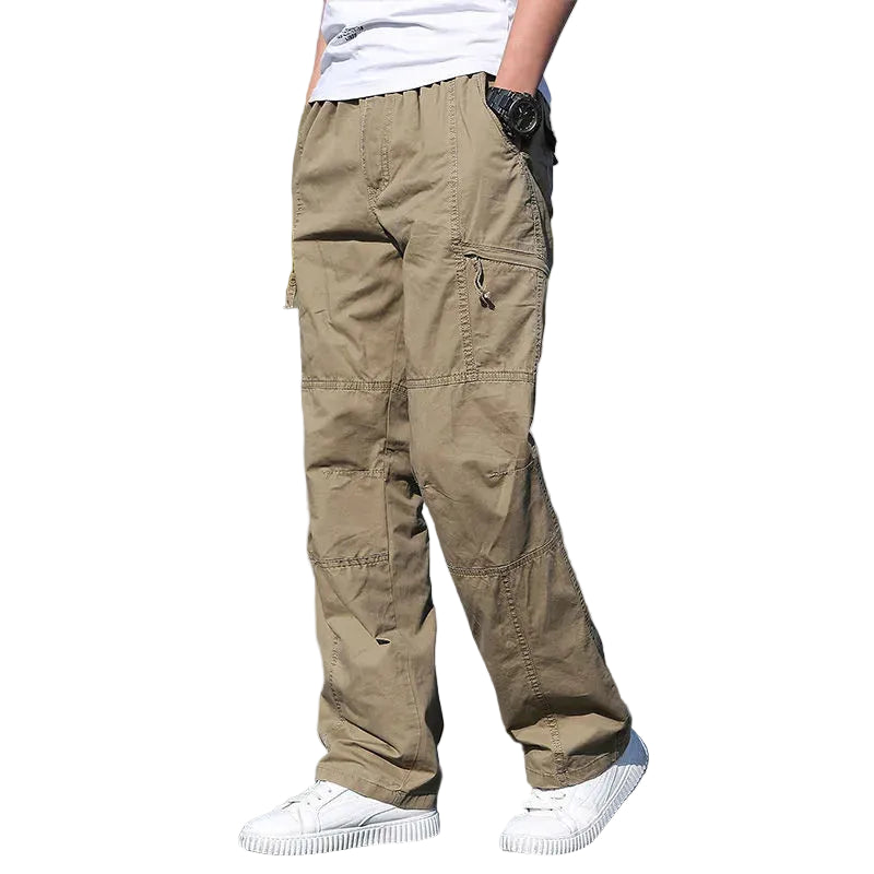 All-Season Men's Cargo Pants — Relaxed Fit, Extended Sizes