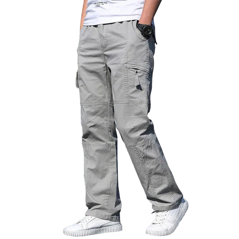 All-Season Men's Cargo Pants — Relaxed Fit, Extended Sizes
