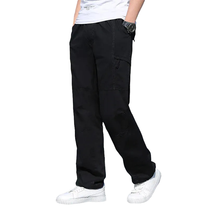 All-Season Men's Cargo Pants — Relaxed Fit, Extended Sizes