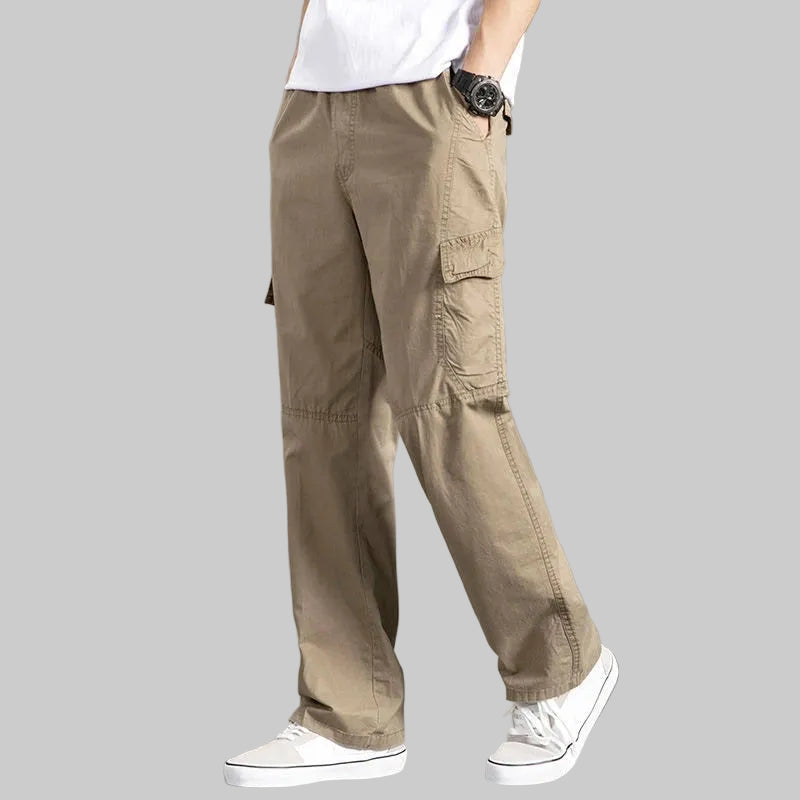 All-Season Men's Cargo Pants — Relaxed Fit, Extended Sizes