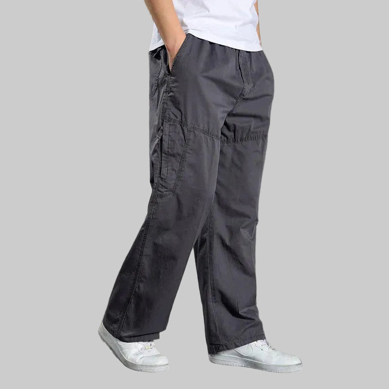 All-Season Men's Cargo Pants — Relaxed Fit, Extended Sizes