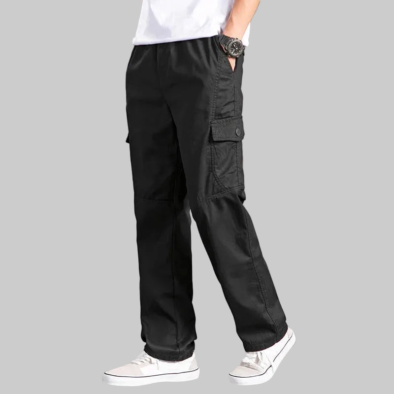 All-Season Men's Cargo Pants — Relaxed Fit, Extended Sizes