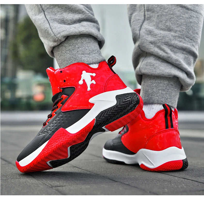Kids' Pro Court Basketball Shoes — Non-Slip, Breathable & Built to Move