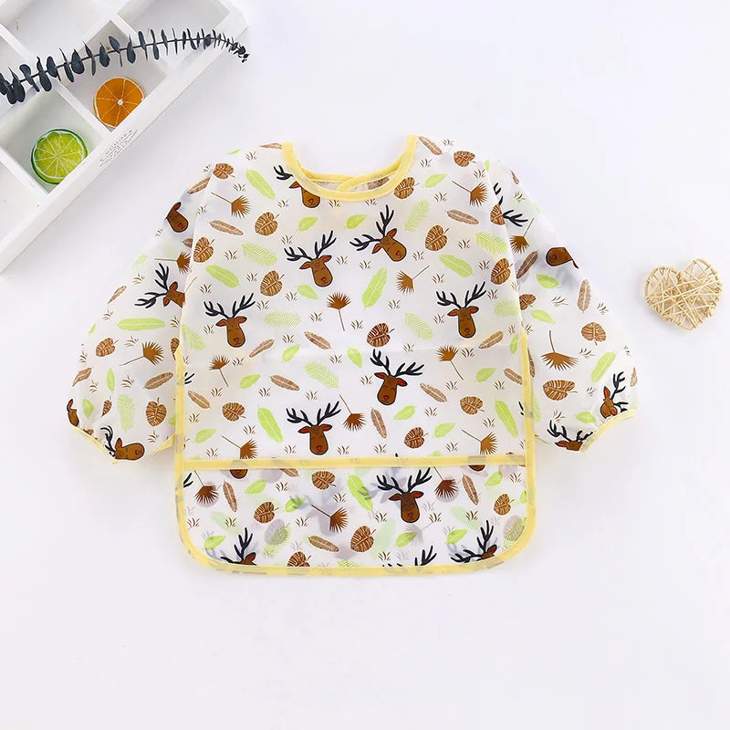 Little Mess Masters — Kids Waterproof Long Sleeve Art Smock Bib