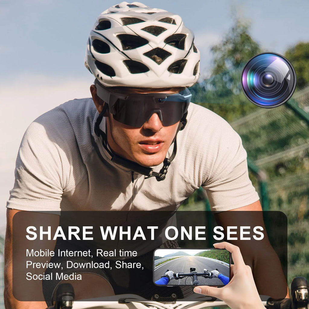 HD 1080P Cycling Camera Sunglasses