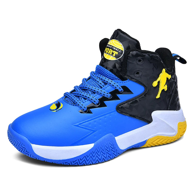 Kids' Pro Court Basketball Shoes — Non-Slip, Breathable & Built to Move