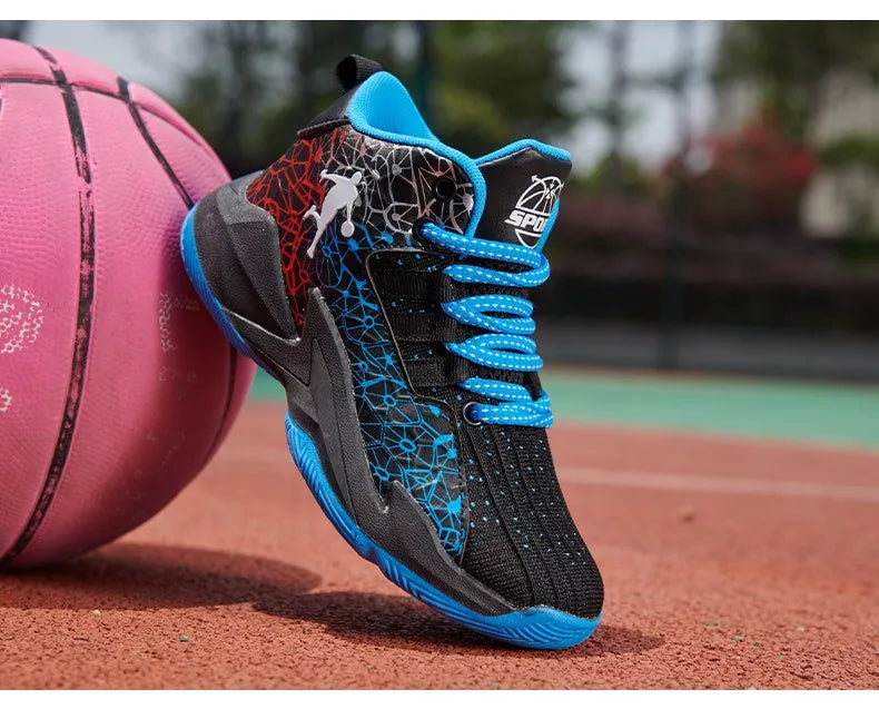 Kids' Pro Court Basketball Shoes — Non-Slip, Breathable & Built to Move