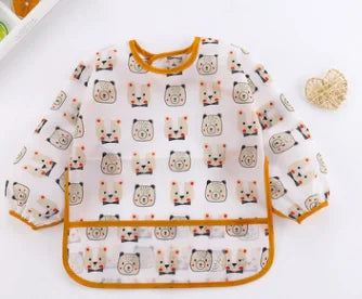 Little Mess Masters — Kids Waterproof Long Sleeve Art Smock Bib