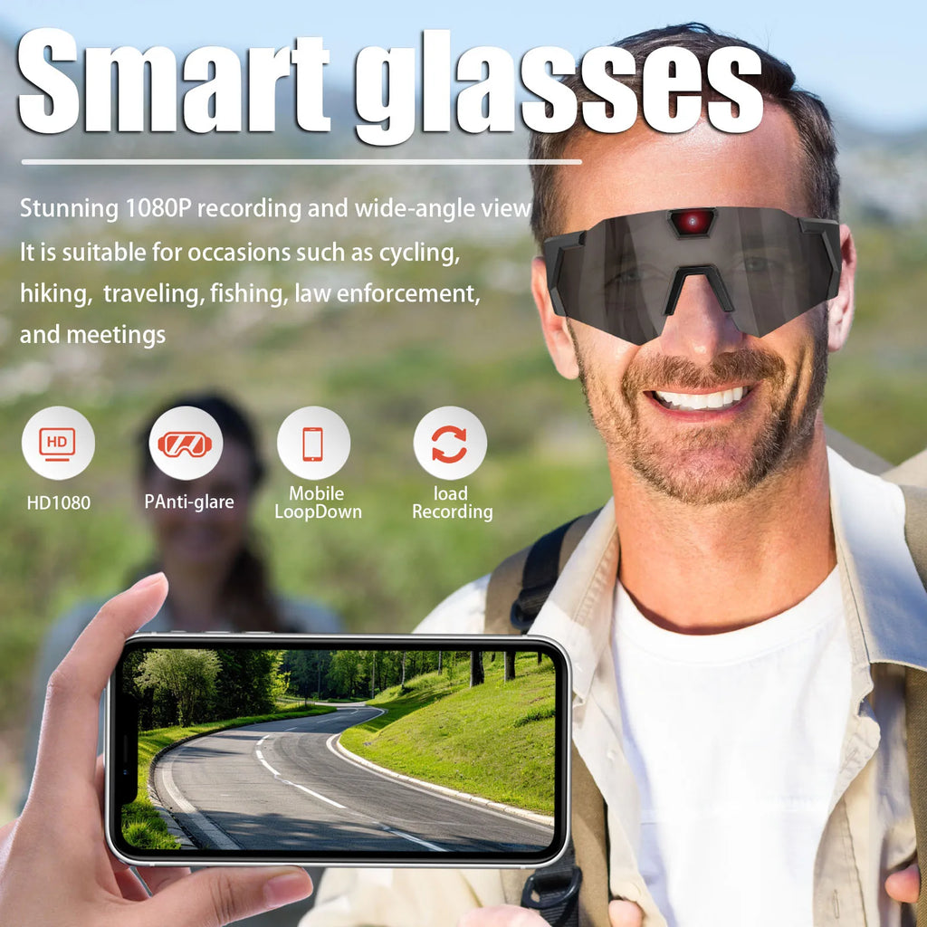 HD 1080P Cycling Camera Sunglasses
