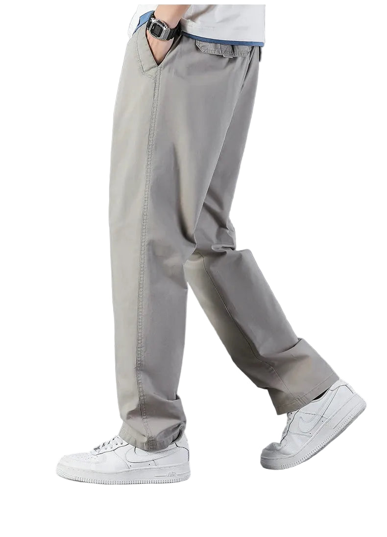 All-Season Men's Cargo Pants — Relaxed Fit, Extended Sizes