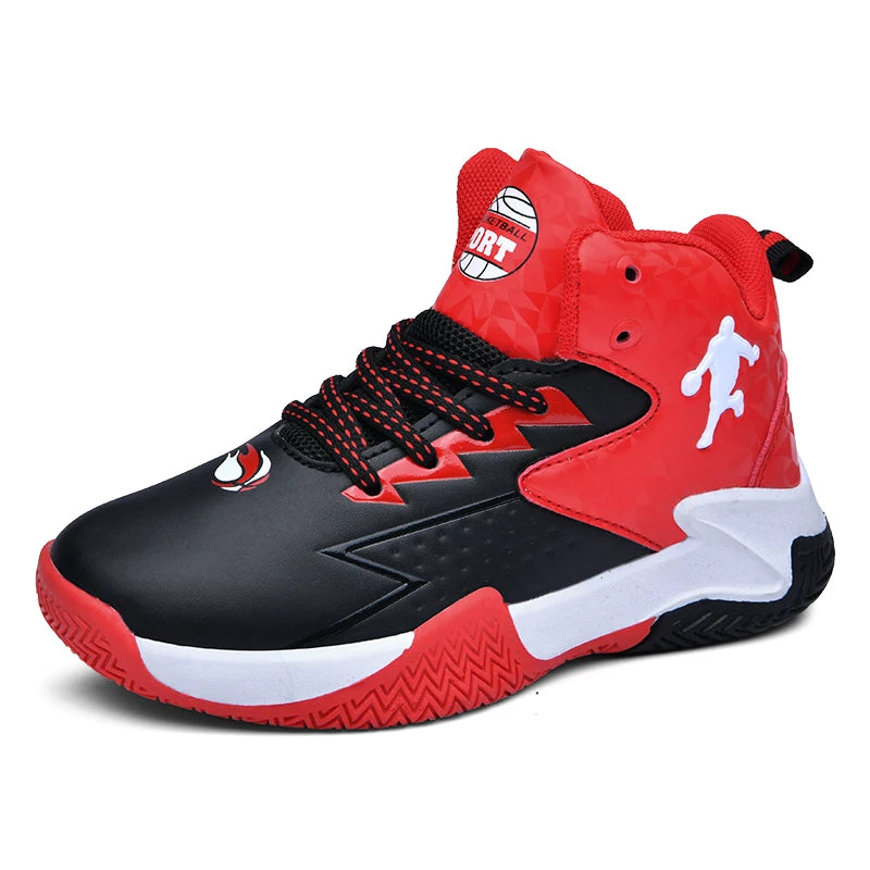 Kids' Pro Court Basketball Shoes — Non-Slip, Breathable & Built to Move