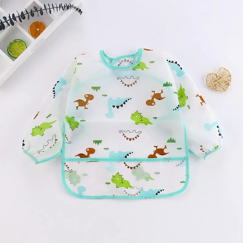 Little Mess Masters — Kids Waterproof Long Sleeve Art Smock Bib