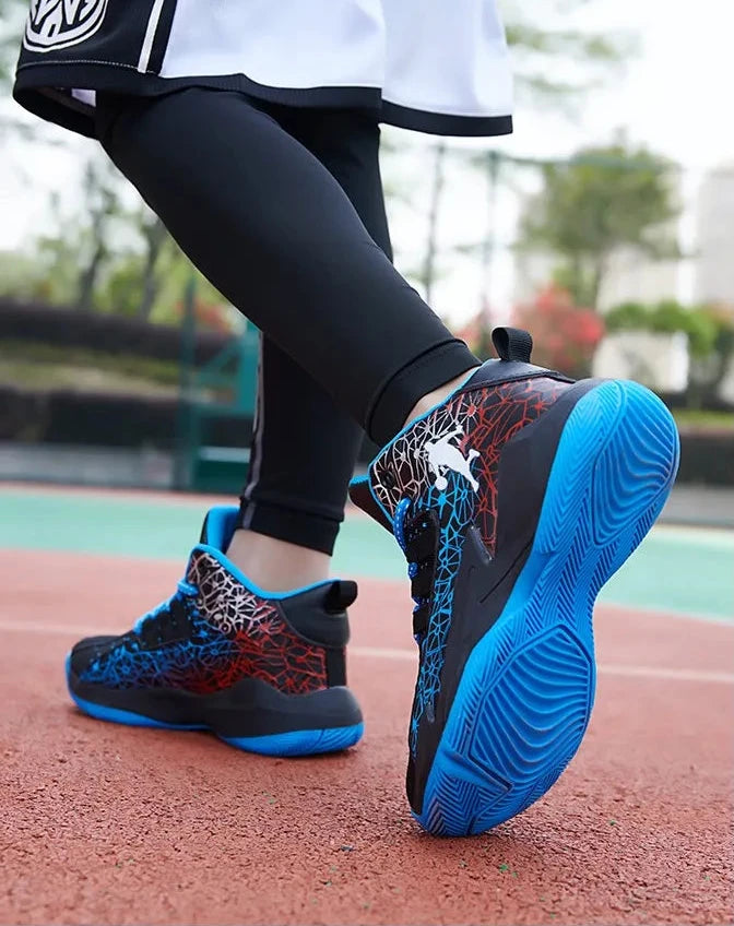 Kids' Pro Court Basketball Shoes — Non-Slip, Breathable & Built to Move