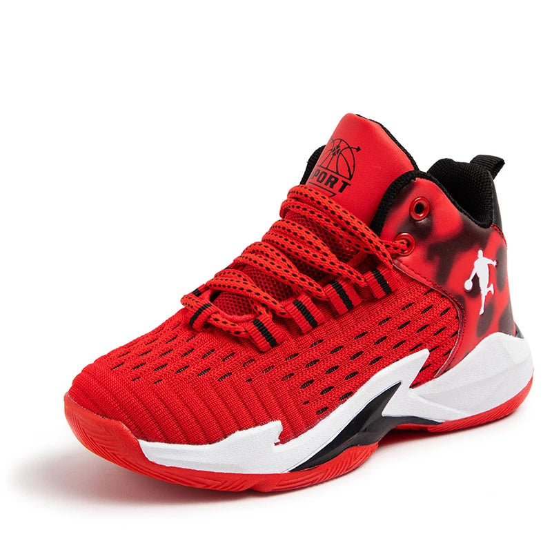 Kids' Pro Court Basketball Shoes — Non-Slip, Breathable & Built to Move
