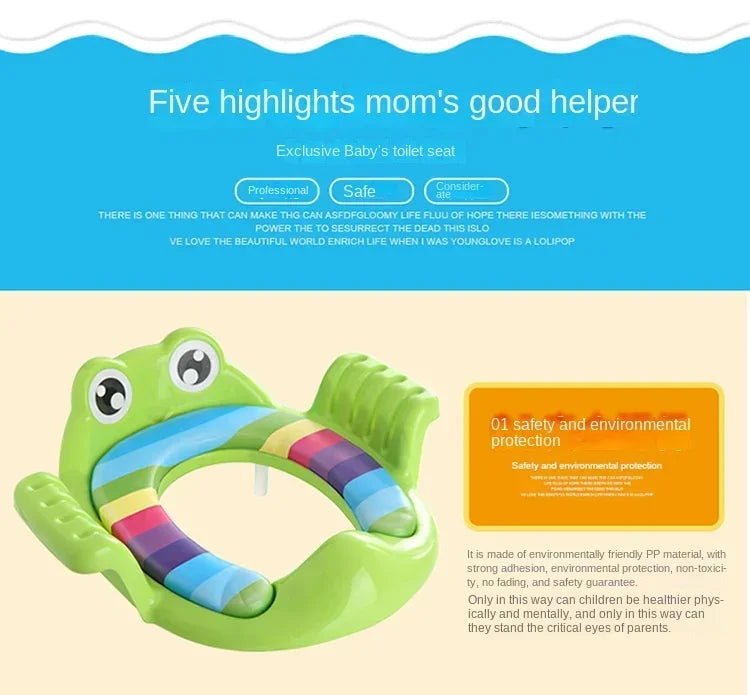 Little Steps Big Wins — Baby Potty Seat with Armrests & Cushion