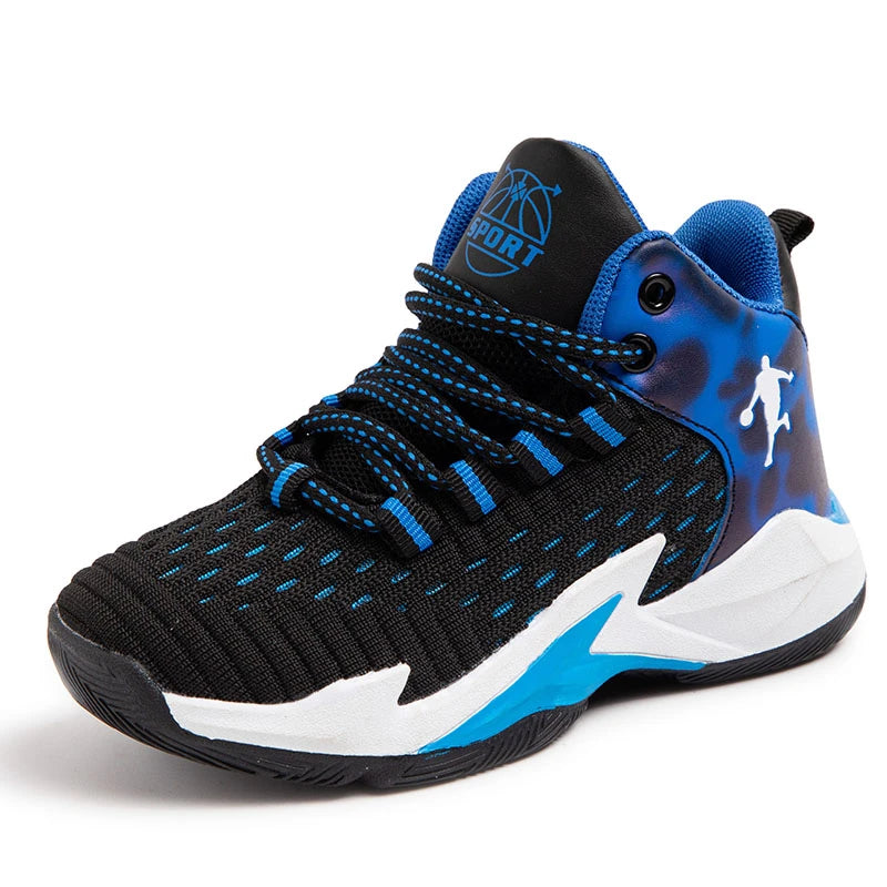 Kids' Pro Court Basketball Shoes — Non-Slip, Breathable & Built to Move