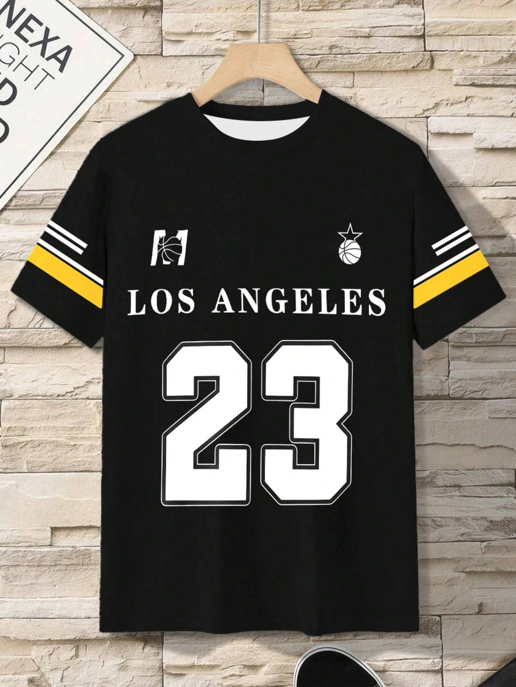 LA 23 Oversized Basketball Tee — Men's Streetwear