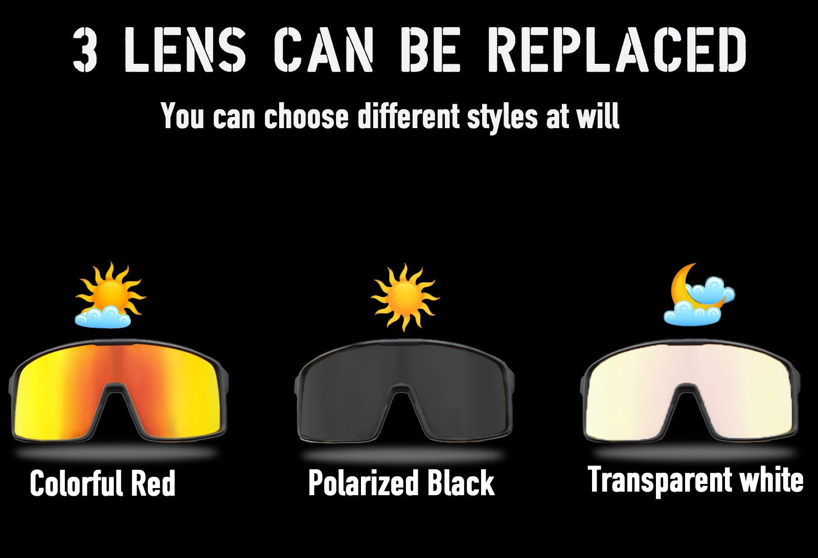 UV400 Cycling Sunglasses | Road, MTB & Outdoor Sport