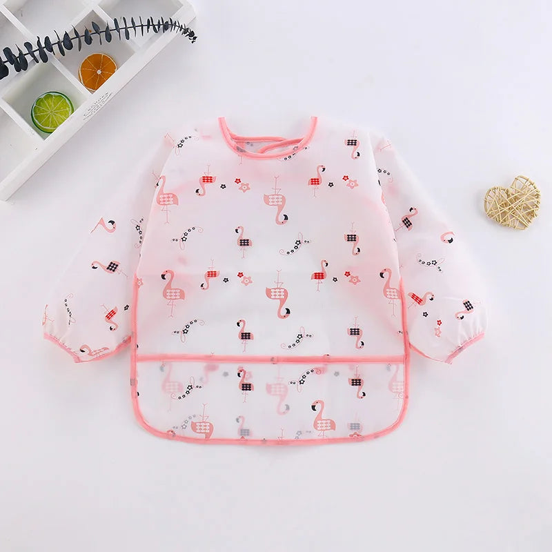 Little Mess Masters — Kids Waterproof Long Sleeve Art Smock Bib