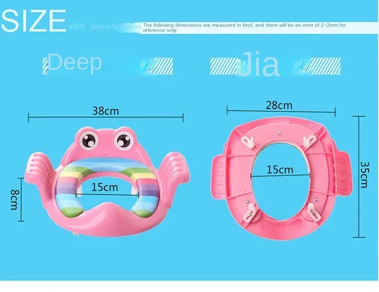 Little Steps Big Wins — Baby Potty Seat with Armrests & Cushion