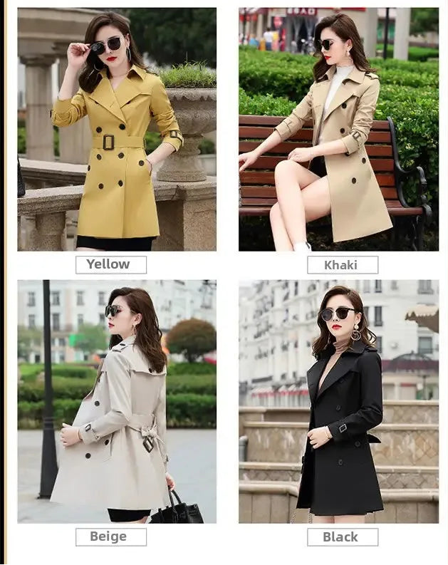 The Seoul Coat — Slimming V-Neck Windbreaker