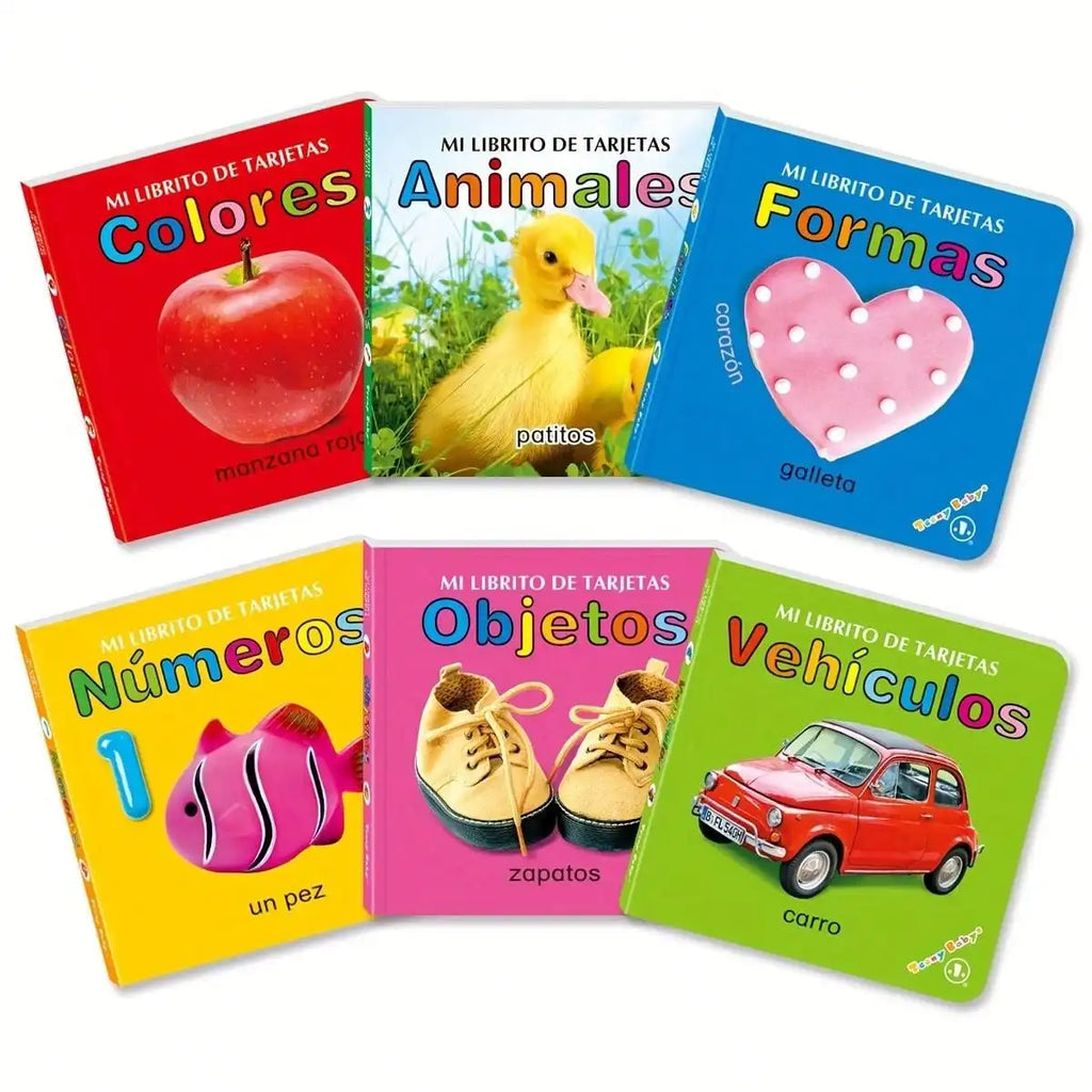 Little Minds Big World — Baby Sensory Card Books Set