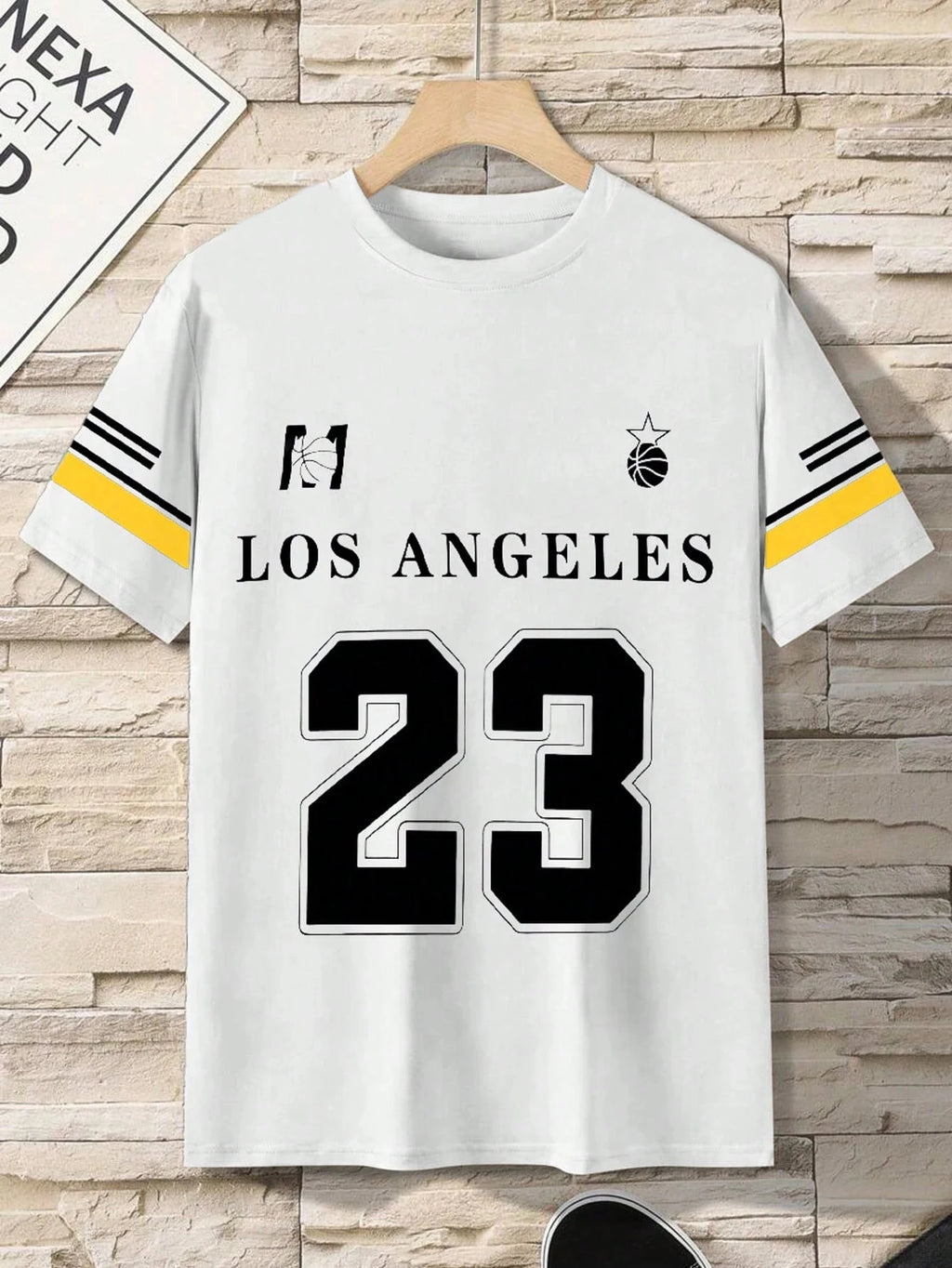 LA 23 Oversized Basketball Tee — Men's Streetwear