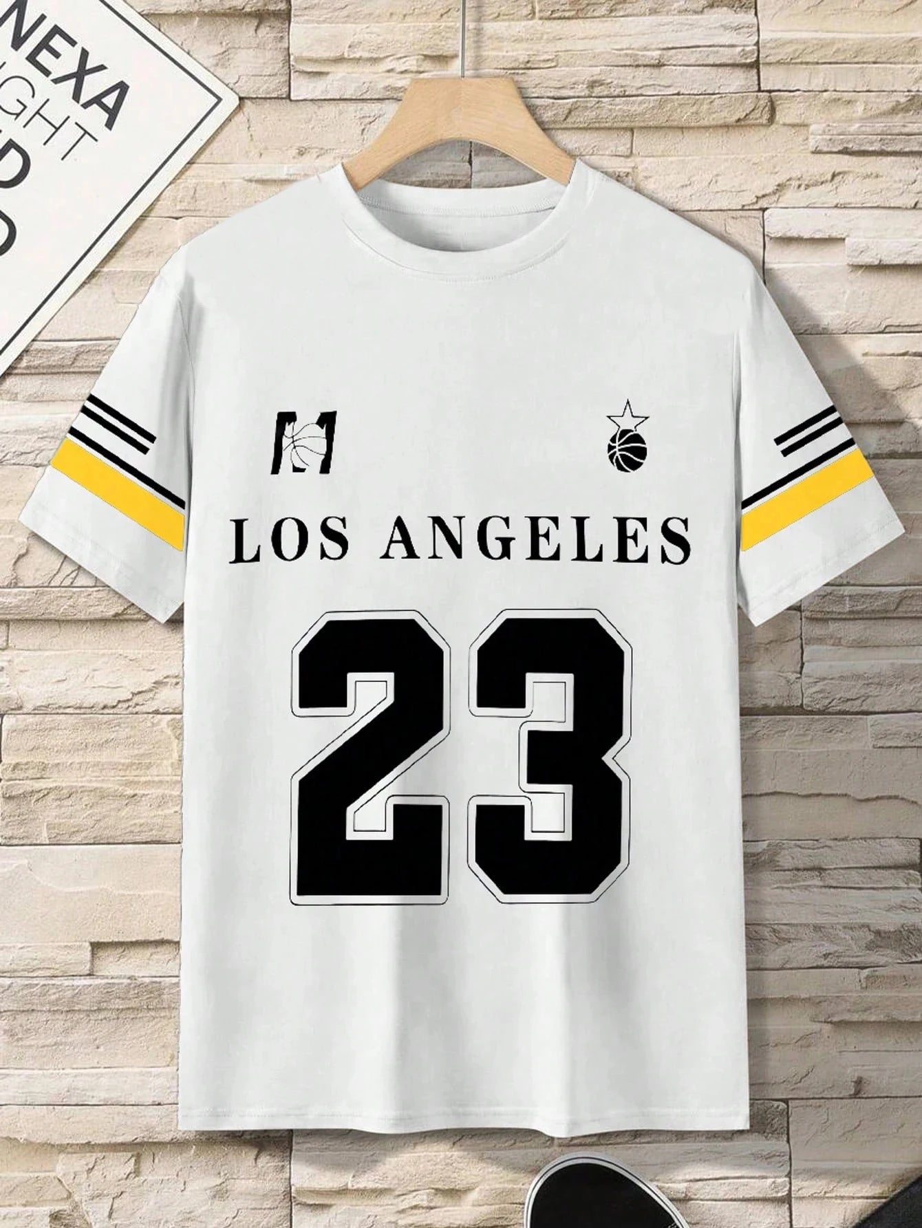 LA 23 Oversized Basketball Tee — Men's Streetwear