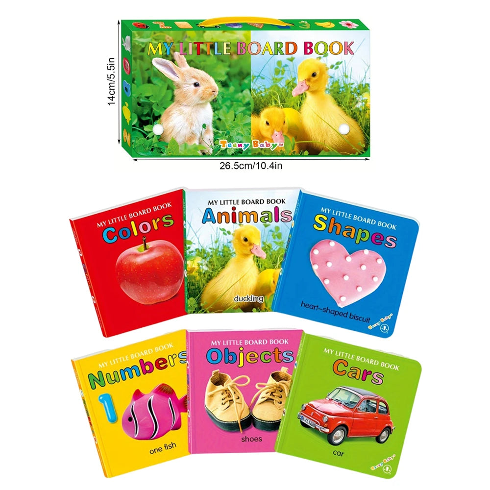 Little Minds Big World — Baby Sensory Card Books Set