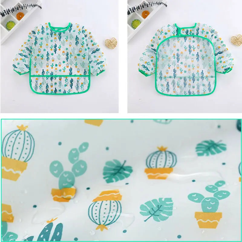 Little Mess Masters — Kids Waterproof Long Sleeve Art Smock Bib