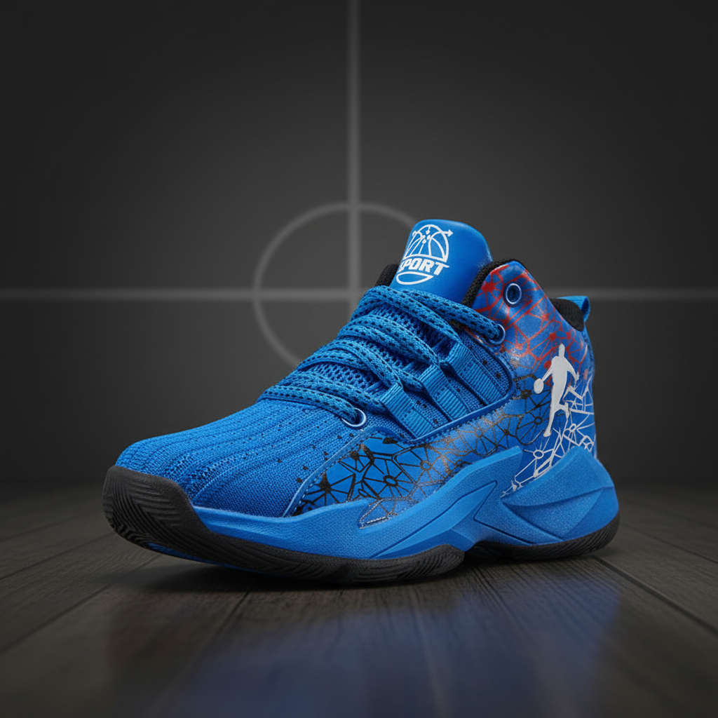 Kids' Pro Court Basketball Shoes — Premium Ecommerce Shot