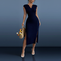 Knit Bodycon Maxi Dress — Hero Shot