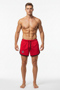 Red Training Shorts – Model Shot