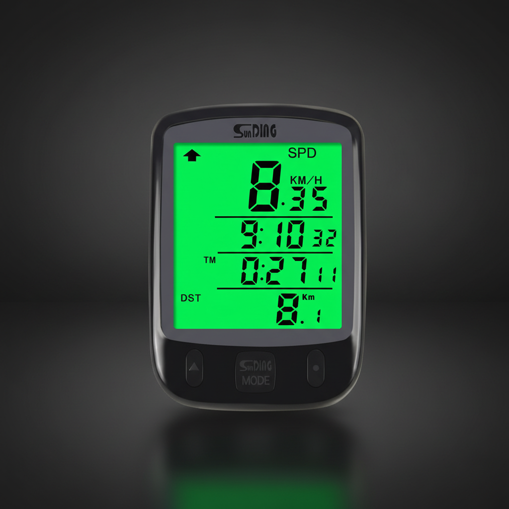 SpeedSync LCD Cycling Display — Premium Ecommerce Image
