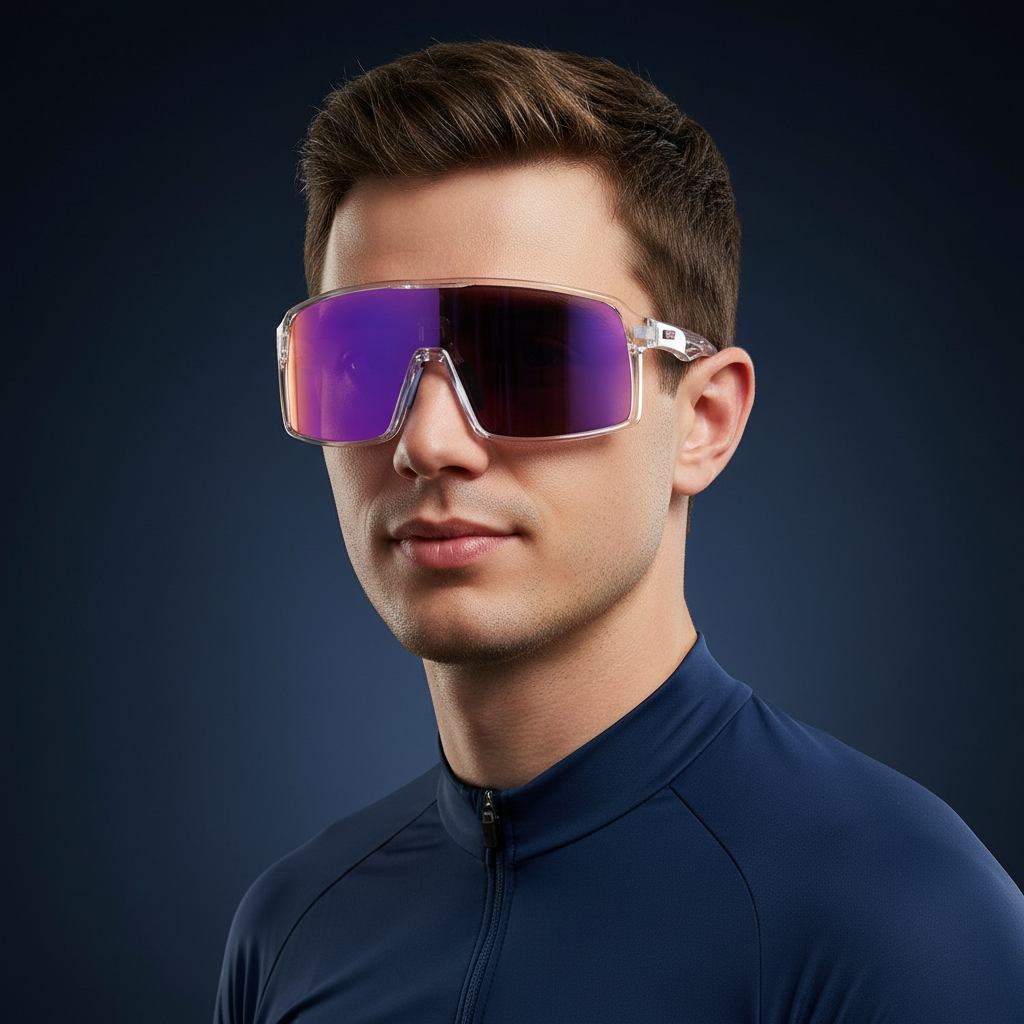 UV400 Cycling Sunglasses — Lifestyle Model Shot